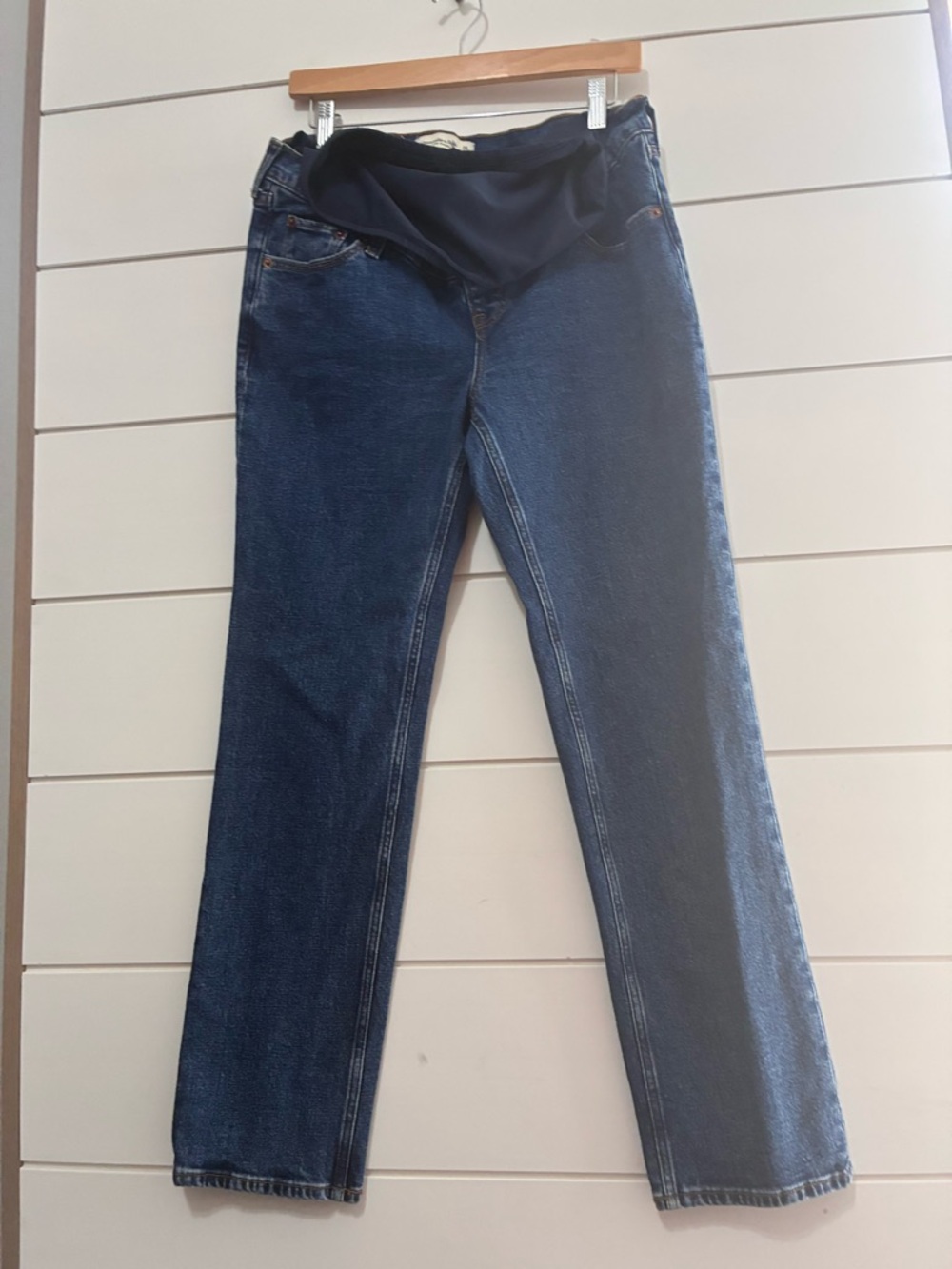 Abercrombie and fitch the ankle straight leg maternity jeans size 28/L - Picture 10 of 10